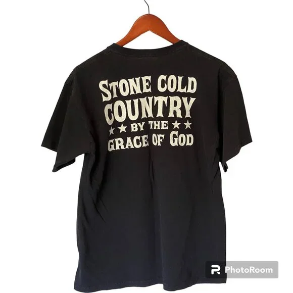 Brantley Gilbert Black S/S T-Shirt Men's Size L Concert Tour Country Music Tee - Picture 8 of 10